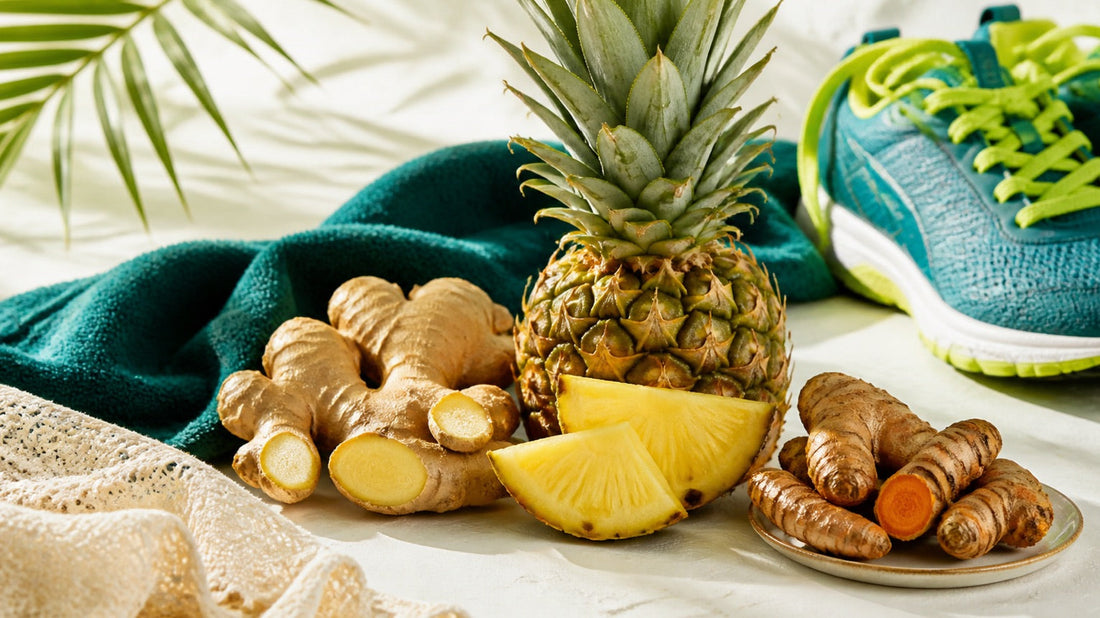 Piña, jengibre y cúrcuma para acompañar días activos