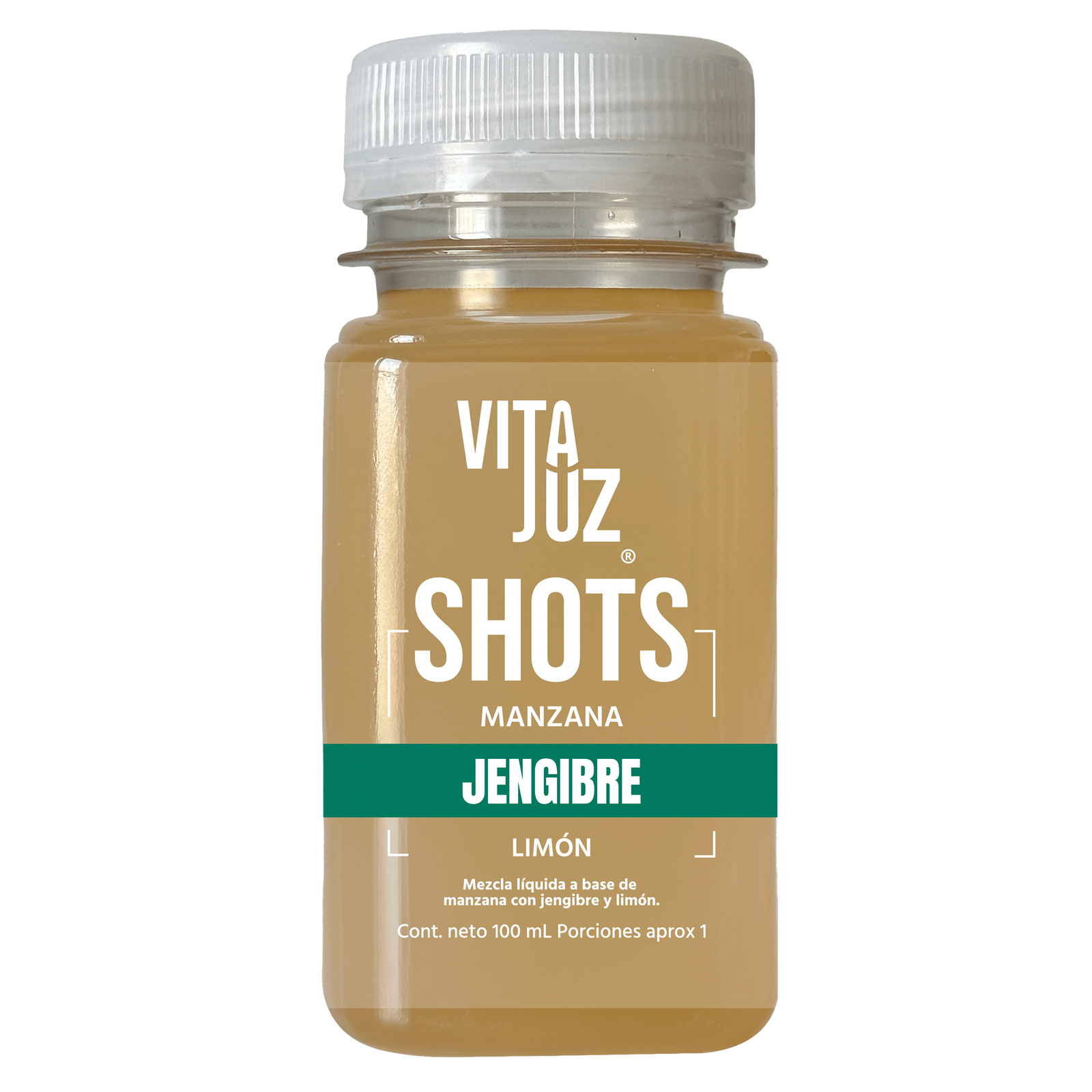 Shot VitaJuz de Jengibre con manzana y limón