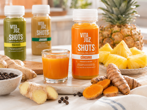 Snacks saludables y un shot de jengibre: la combinación perfecta para tu lonchera