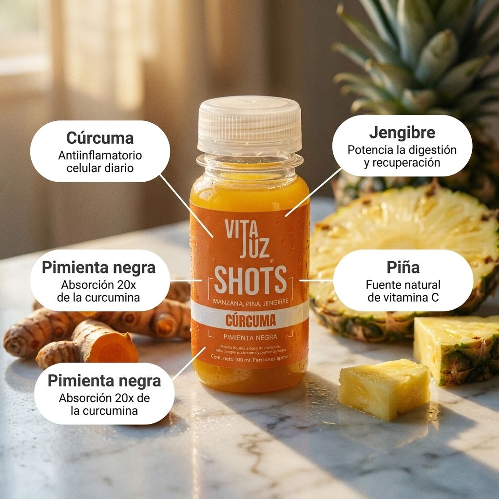 Shot VitaJuz de Cúrcuma: ingredientes y beneficios