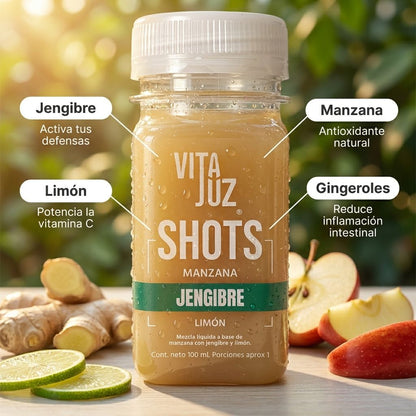 Shot VitaJuz de Jengibre: ingredientes y beneficios