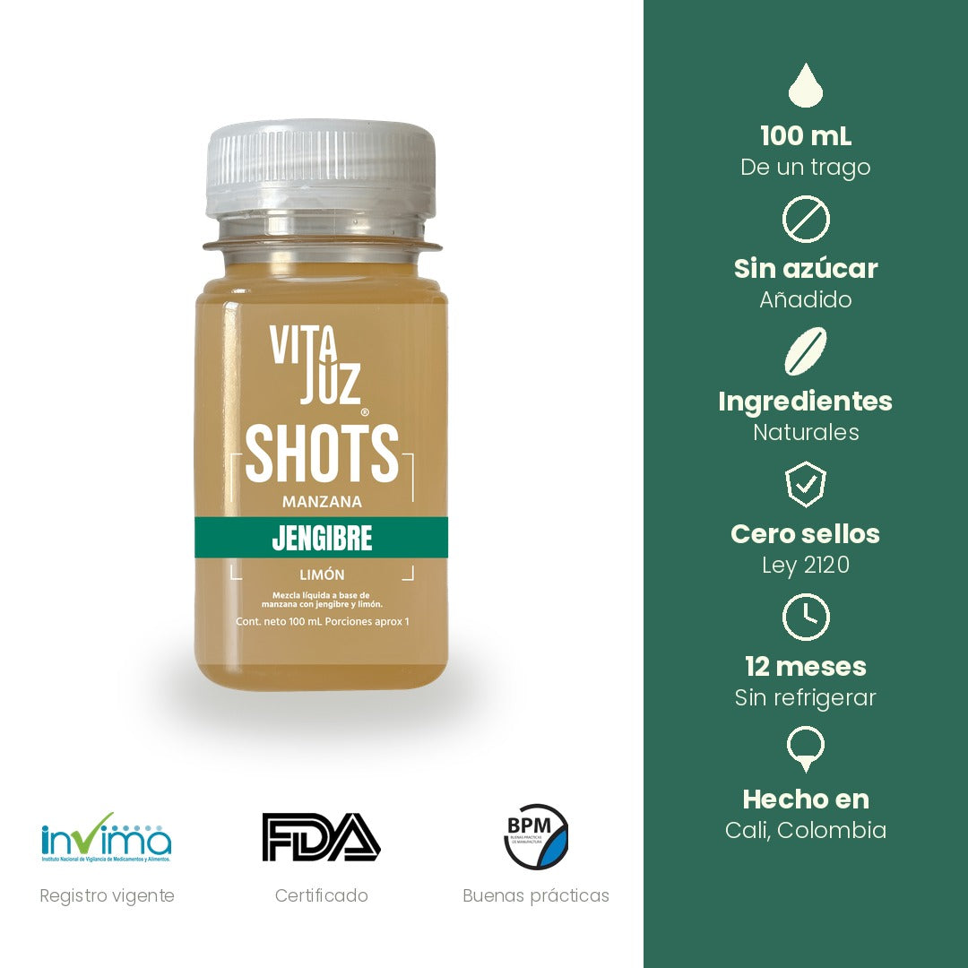 Shot funcional VitaJuz listo para tomar