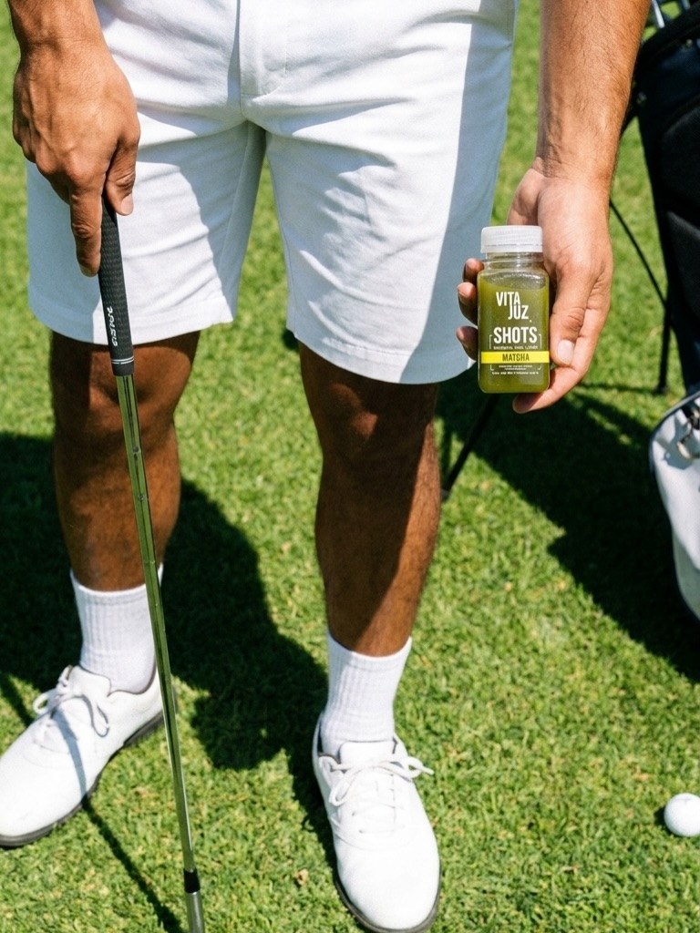 Shot VitaJuz Matcha en una rutina deportiva