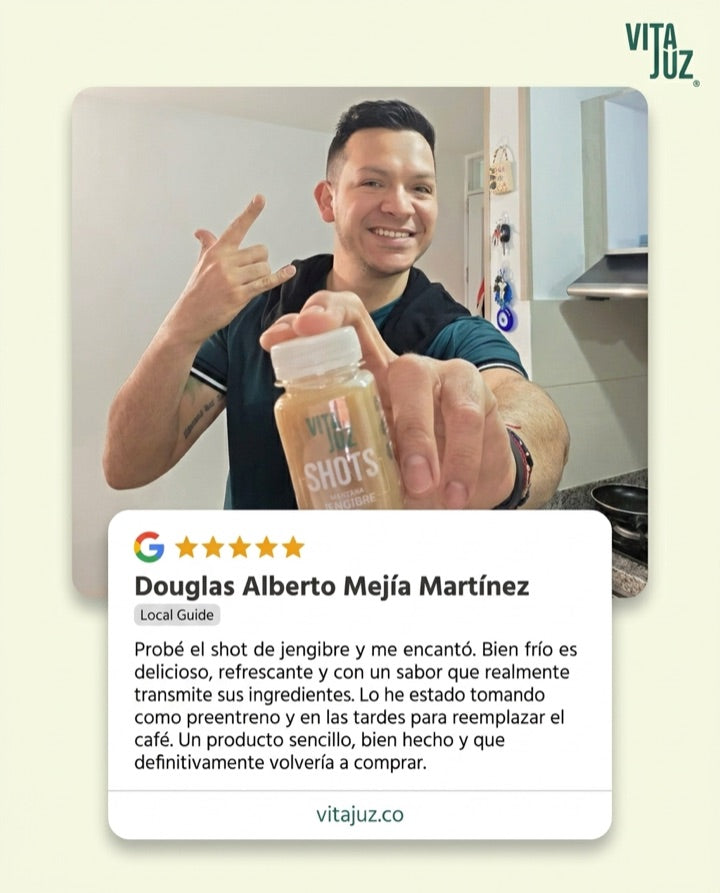 Reseña de cliente VitaJuz - Beto