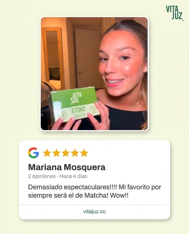 Reseña de cliente VitaJuz - Nana
